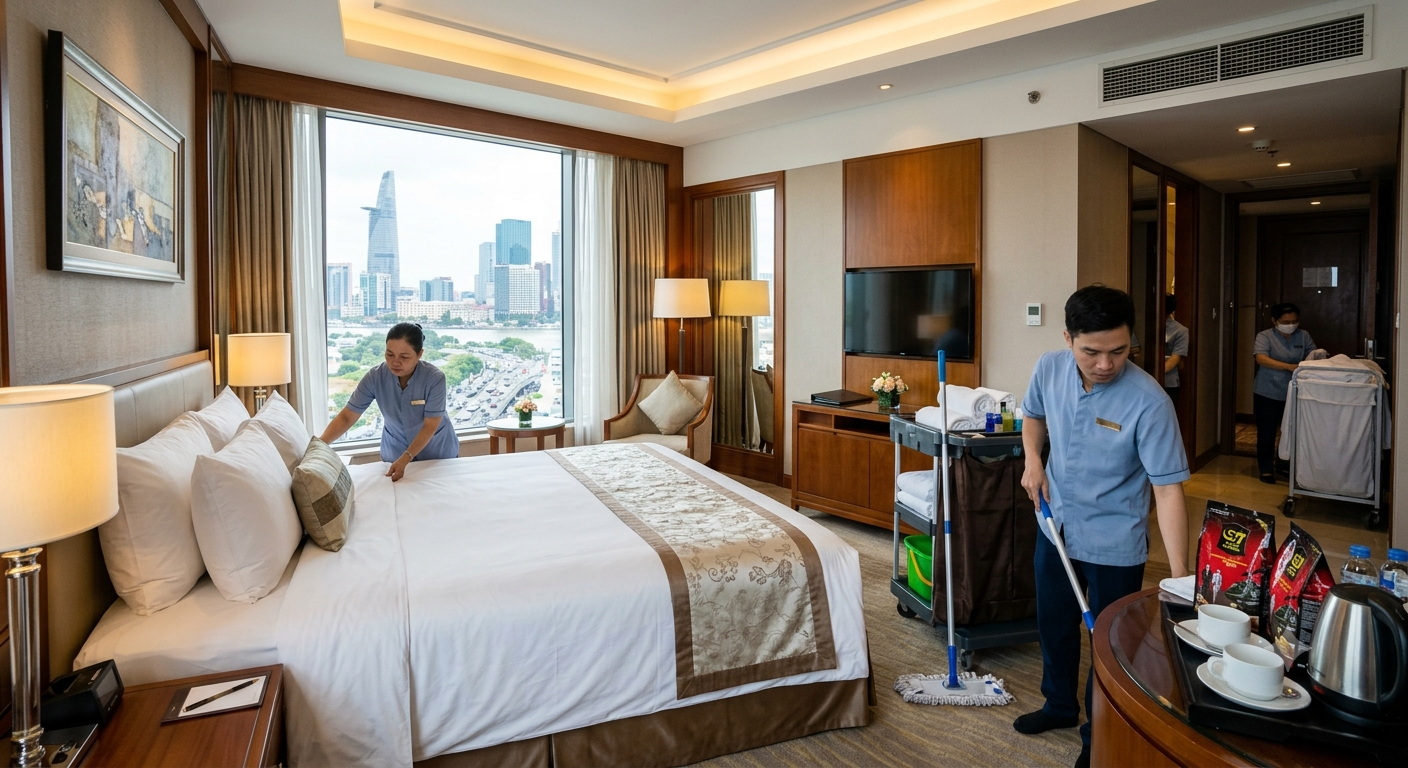 Các yếu tố cấu thành chi phí thuê phòng thực tế