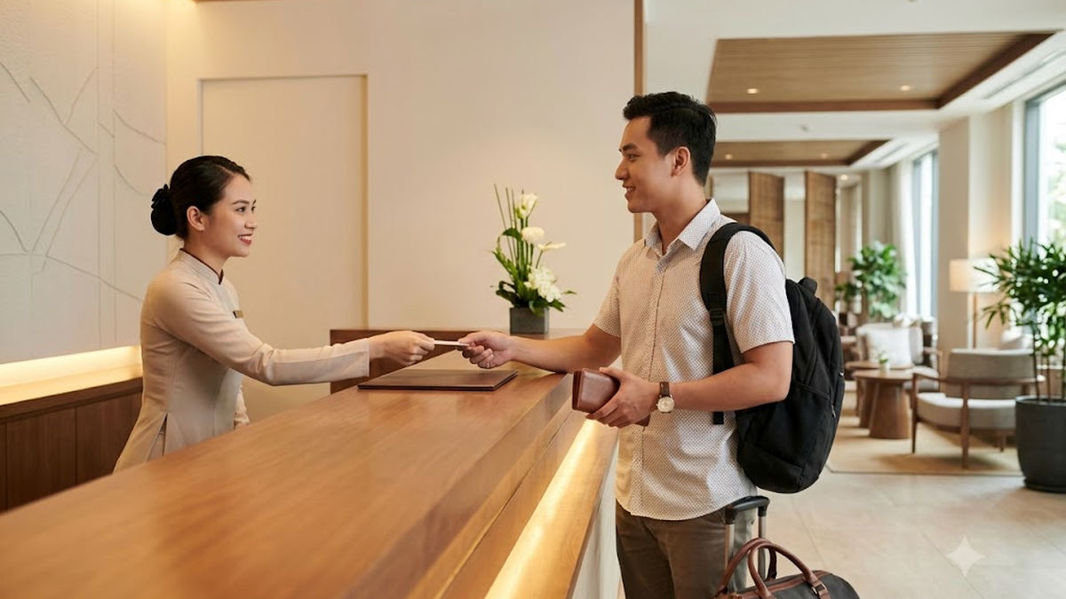 Chuẩn bị gì trước khi nhận phòng?